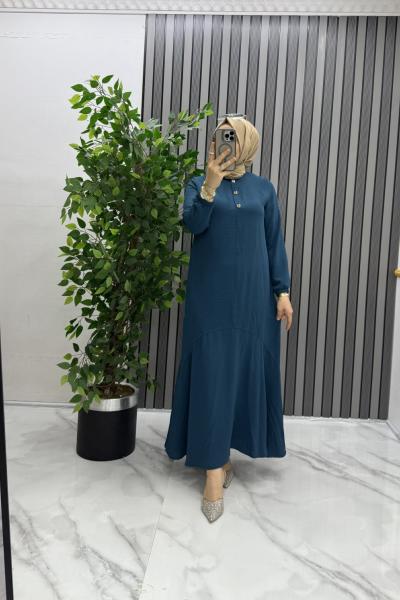 Ayça elbise  Turkuaz