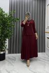 Aymira takım Bordo