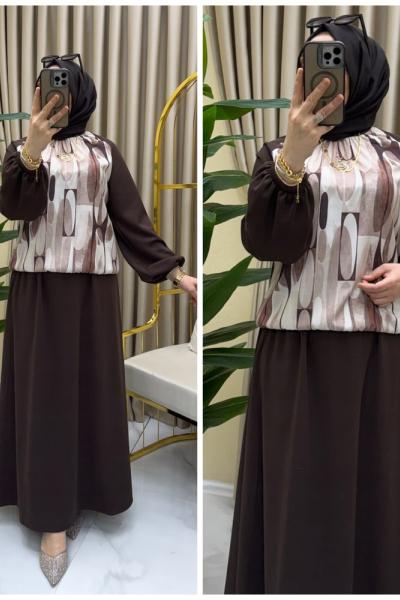 Ayşin takım Kahverengi