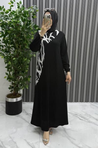 Bilge elbise Siyah