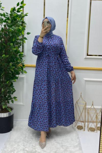 Çiğdem elbise Bebe Mavisi