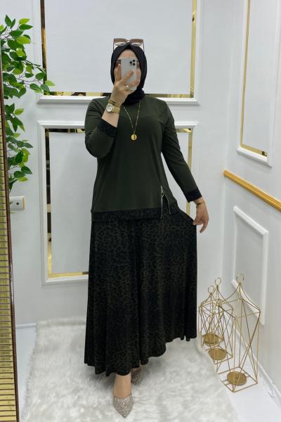 Damla leopar takım Yeşil