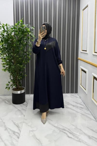 Dida elbise Lacivert