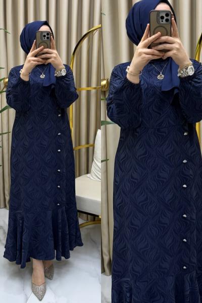 Dilber elbise  Lacivert