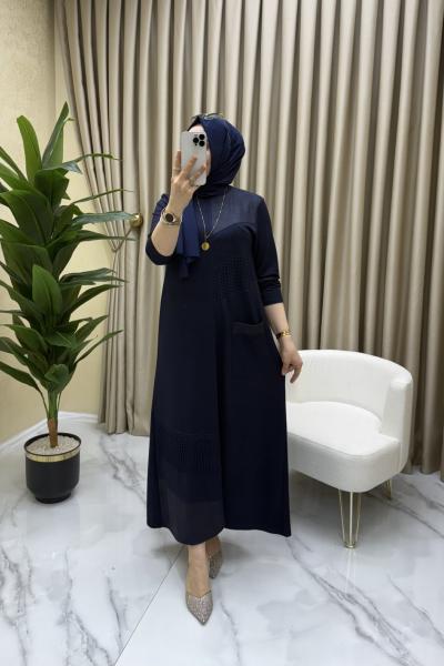 Duygu elbise  Lacivert