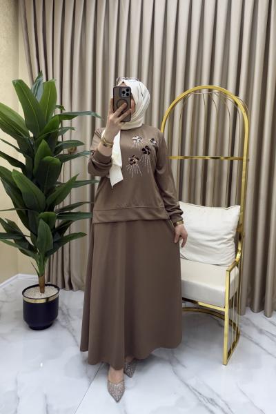 Esmehan takım  Ekru Taba