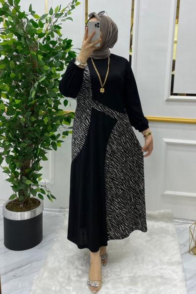 Gülcan elbise  Siyah