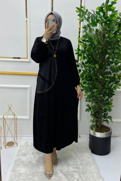 Gülsüm elbise  Siyah