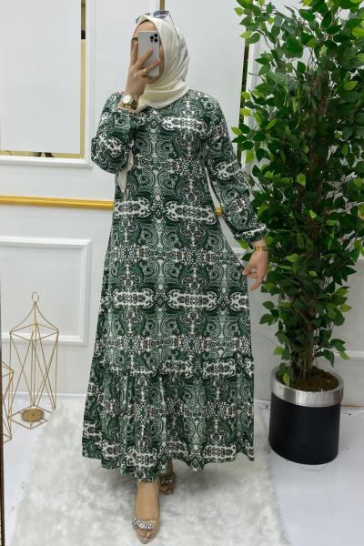 Hayrunisa elbise  Yeşil