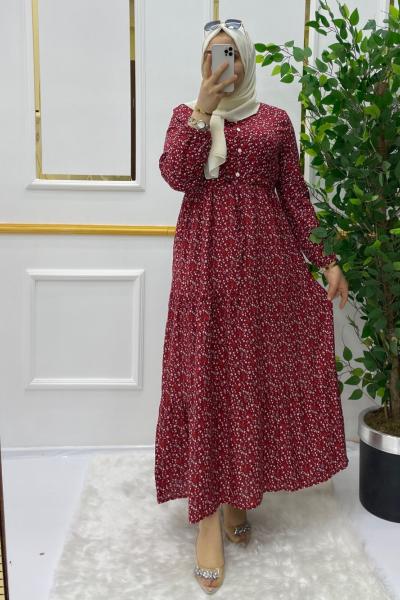 Lotus elbise  Kırmızı