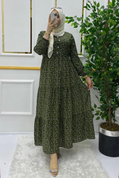 Lotus elbise  Yeşil