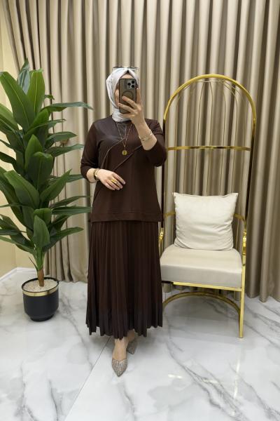 Mahber takım Kahverengi