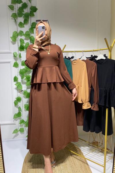 Matmazel takım Kahverengi