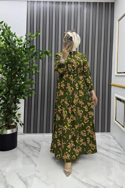Mihra elbise Yeşil