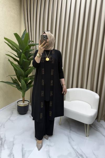 Mihrazen takım Siyah