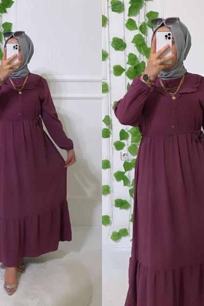 Nida elbise  Mürdüm