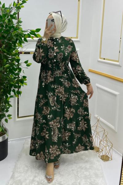 Nihal elbise Yeşil