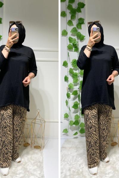 Nurhan takım  Siyah Kahverengi