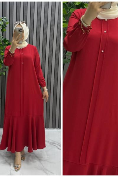 Perry elbise  Kırmızı