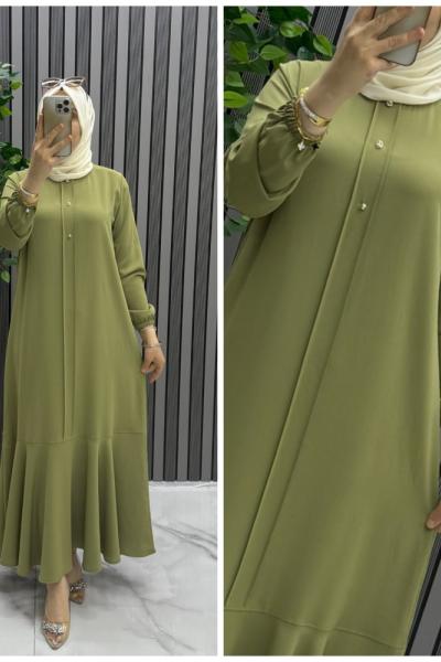 Perry elbise  Fıstık Yeşili