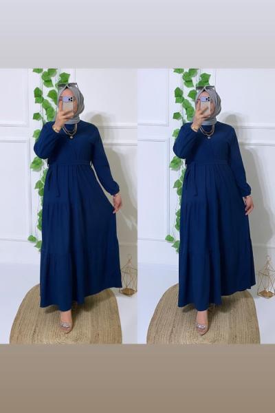 Rapunzel elbise  Lacivert