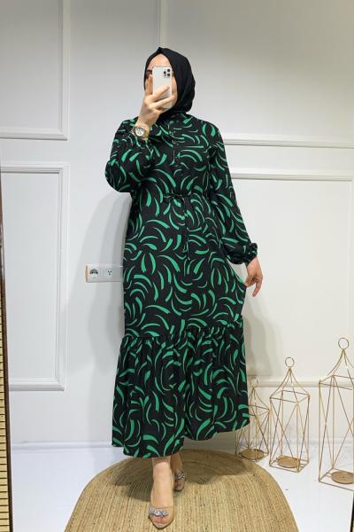 Selin elbise  Yeşil