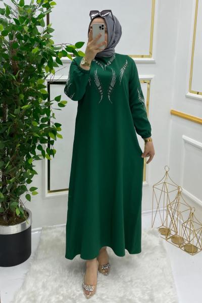 Yeşim elbise Yeşil