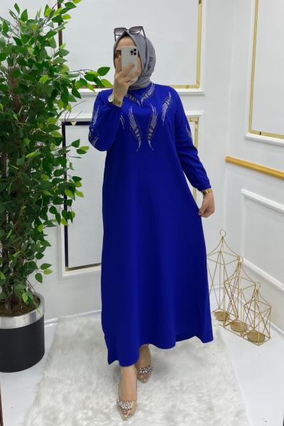 Yeşim elbise  Mavi