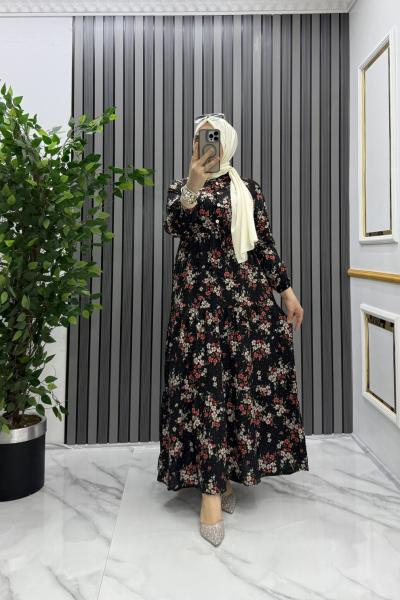 Mihra elbise Siyah