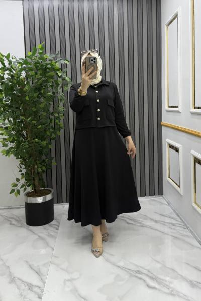 Nefise takım Siyah