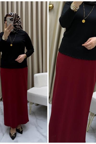 Kalem etek Bordo
